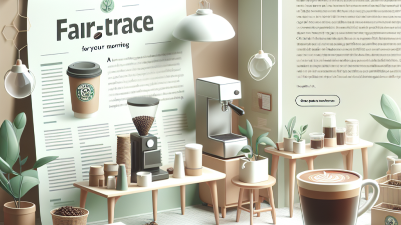 Un café équitable pour votre matinée