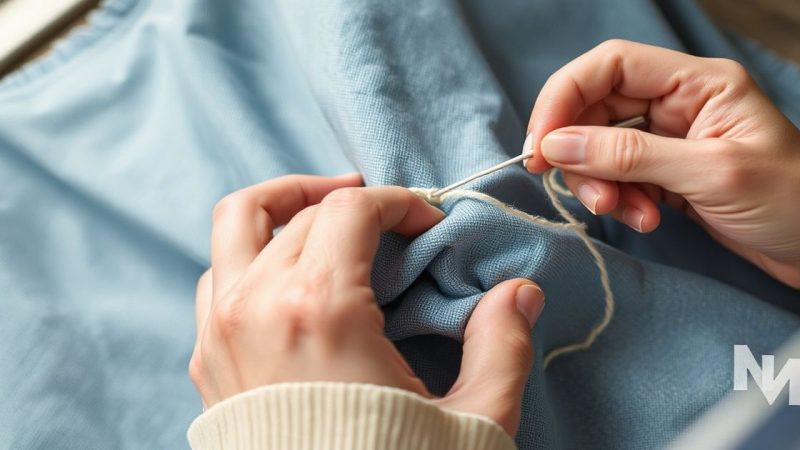 Couture débutant : réparer ses vêtements simplement