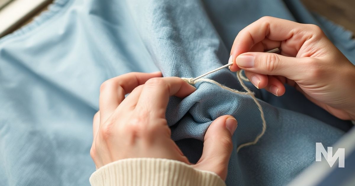 Couture débutant : réparer ses vêtements simplement