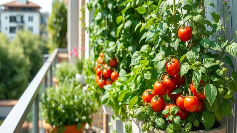 Potager vertical : cultiver sans jardin