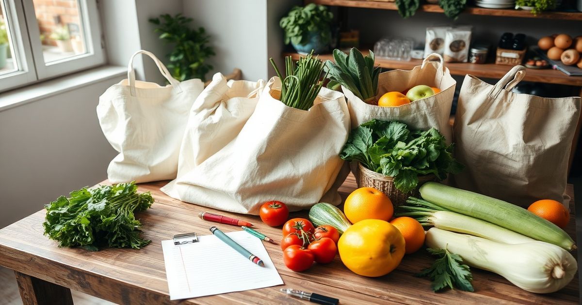 Courses zéro déchet : organiser sa routine