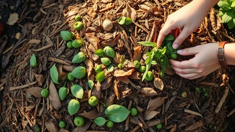Fabriquer son compost en tas : méthode traditionnelle