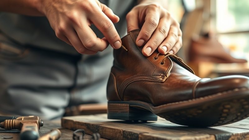 Cordonnerie : donner une seconde vie à ses chaussures