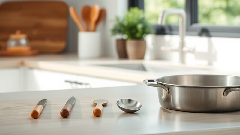 Cuisine minimaliste : les ustensiles vraiment essentiels