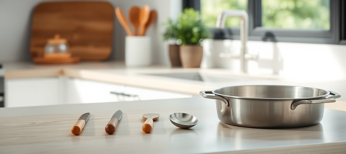 Cuisine minimaliste : les ustensiles vraiment essentiels